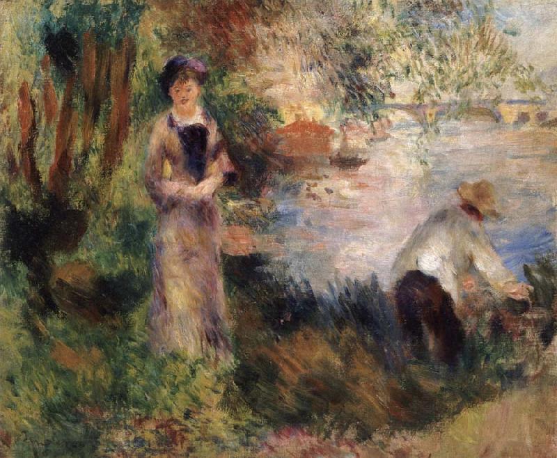 Pierre-Auguste Renoir On Chatou Island Spain oil painting art
